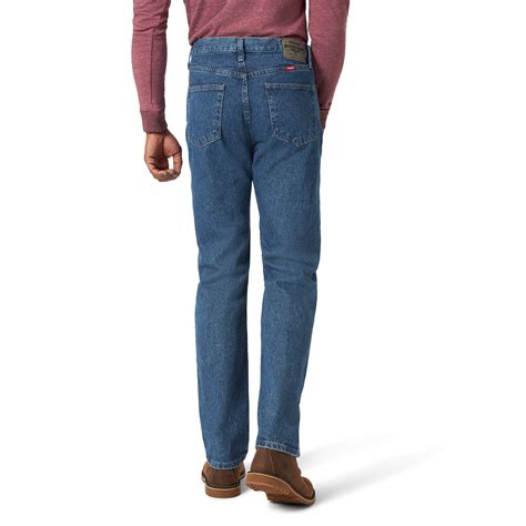 Wrangler Men's Premium Performance Cowboy Cut Medium Wash Regular Fit Straight Leg Jeans 42. . Wrangler pants for men